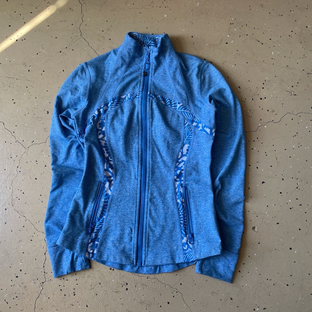 Women's Blue Lululemon Athletica Define Jacket Size 6